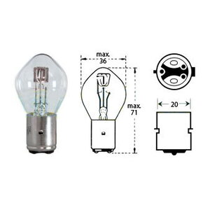 Forte Polttimo 12v 25/25w Ba 20d