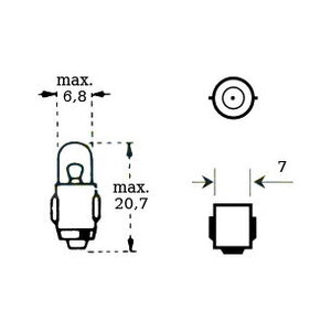 Forte Polttimo 6v 1,2w Ba 7s