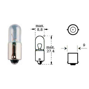 Forte Polttimo 6v 4w Ba 9s