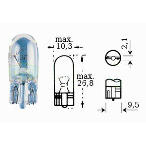 Forte Polttimo 12v 3w 2,1x9,5d