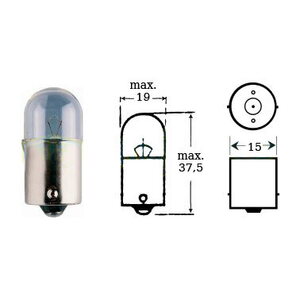 Forte Polttimo 12v 5w Ba 15s