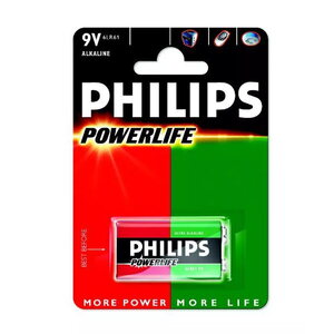 Philips Paristo 6LR61/ 9V Power Alkaline B1