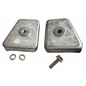 EMP Anode alu Gearcase Johnson/Evinrude 20-35HP