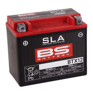BS Battery BTX12 (FA) SLA - Sealed & Activated