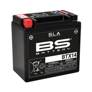 BS Battery BTX14 (FA) SLA - Sealed & Activated