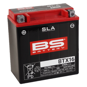 BS Battery BTX16 (FA) SLA - Sealed & Activated