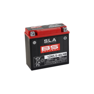 BS Battery 12N5.5-4A/4B (FA) SLA - Sealed & Activated