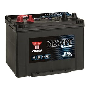 Yuasa M26-80S Active Marine Battery 12V 80Ah 600A (18)