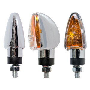 Forte Indicators Mini Laser Chrome E-mapp. Pair l. 70mm