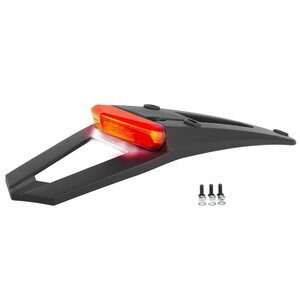 Polisport Spoiler r.fender homol. led w/license plate light RSP 3.0 Black (15)