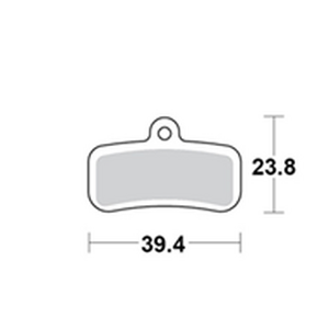 Moto-Master Motomaster Brake pad bicycle Organic Pro: Shimano D type