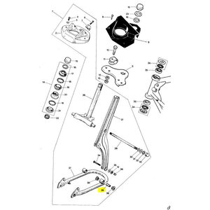 Forte Rocker arm steel sleeve, Front fork, Tunturi Maxi, Start, Automat, Sport