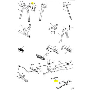 Forte Side stand spring, Tunturi Maxi, Start, Automat, Sport, Super Sport, Tiger