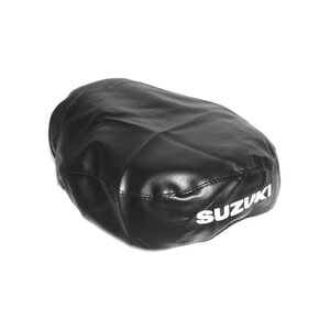 Forte Istuinsuoja, Musta, Suzuki PV50, (Kuminauhakiristys)