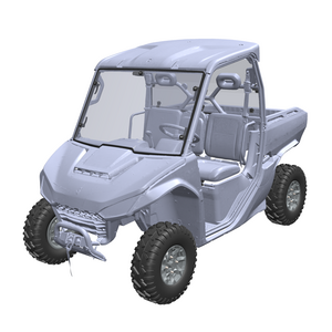 DKF Polycarbonate windshield (no wiper washer) Segway Fugleman (fitting to original