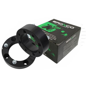 Bronco Wheel spacers UTV 1,5"/38mm 4/137 M12 X 1.25mm pair Black