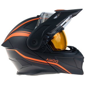 AMOQ Ballast Electric visor Helmet Black/Orange