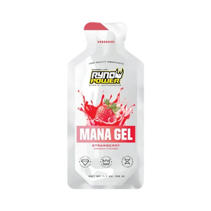 Ryno Power Mana Performance Gel Strawberry, 12pack