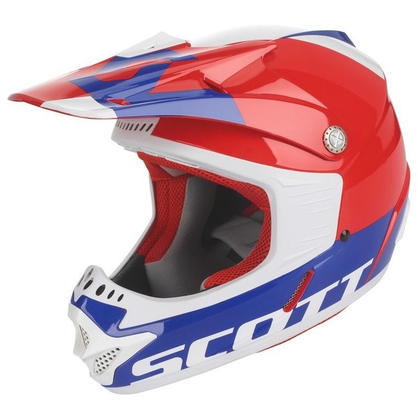 Scott Helmet Kids 350 Pro ECE red/blue S