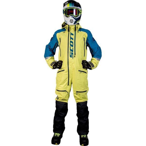 Scott Monosuit DS Shell Dryo limen keltainen/sininen 2XL