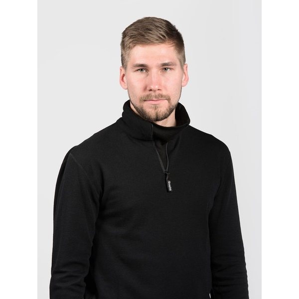 Svala Paita Merino Zip-Neck musta S