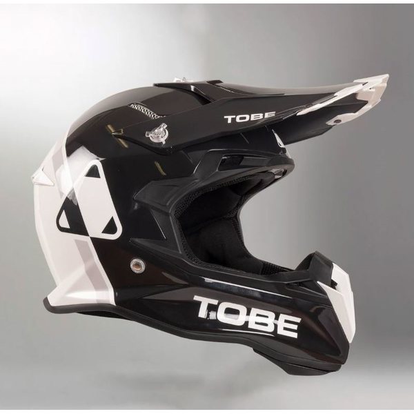 Tobe Terminator Kypärä Jet Black/White M