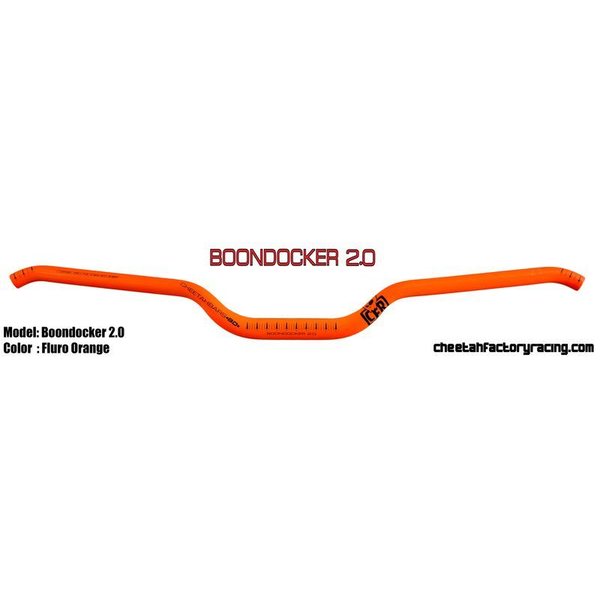 Cheetah Factory Racing CFR Boondocker Handlebar 2.0 Fluro Orange