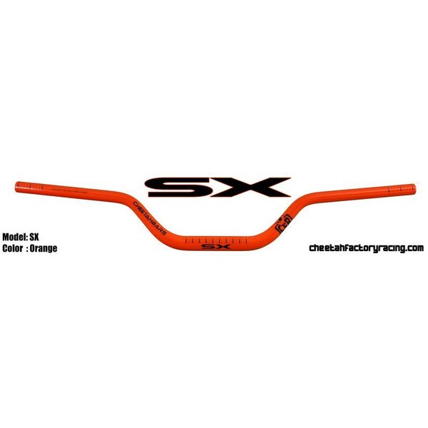 Cheetah Factory Racing CFR SX Bar (SNOWBIKE) Orange