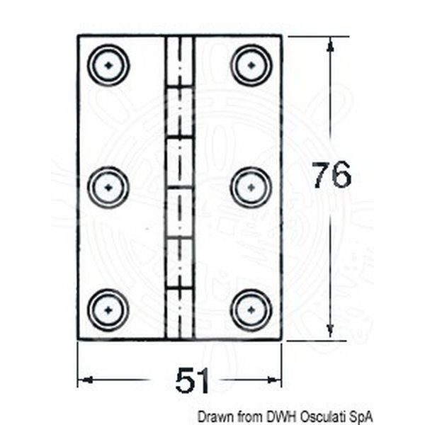 Osculati S.S Sarana 76x51mm