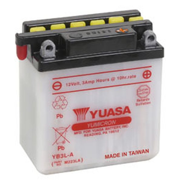 Yuasa Battery, YB3L-A (dc)