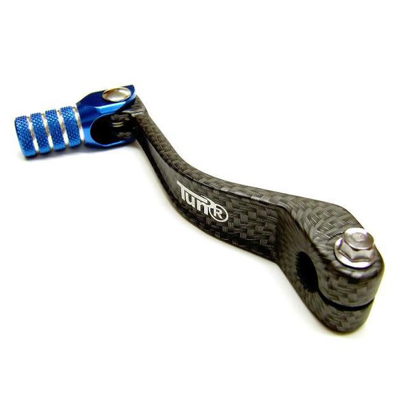 Tec-X Gear pedal, Carbon-style/Blue, Derbi Senda
