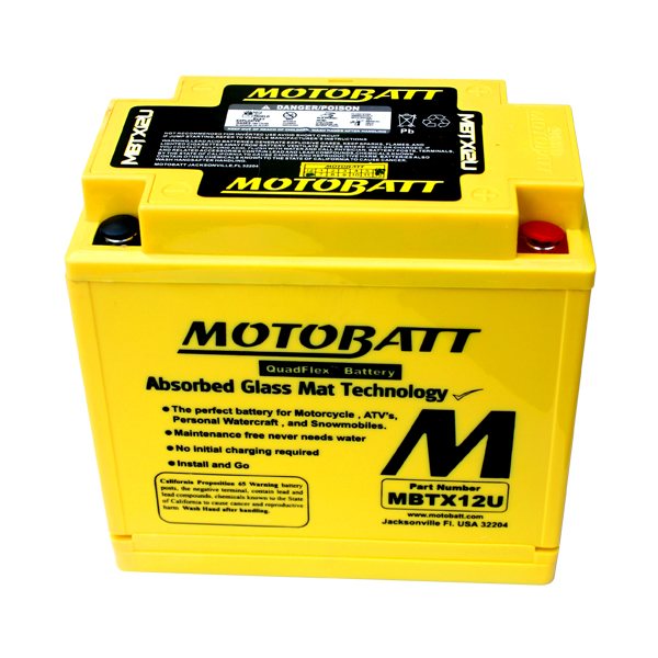 MotoBatt Battery, MBTX12U