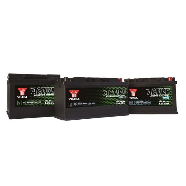 Yuasa L26-70 Active Leisure Battery 12V 70Ah 480A Huom.Rullakkorahti