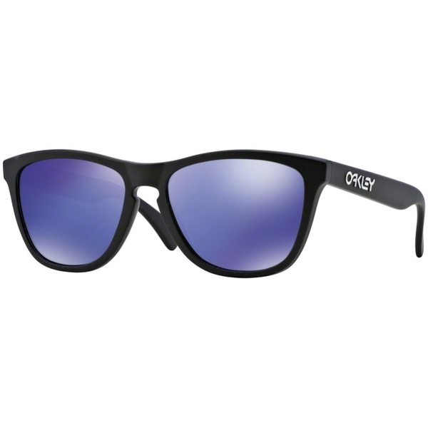 Oakley Frogskins Sunglasses black Lens violet iridium
