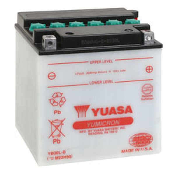 Yuasa Battery, YB30L-B (dc)