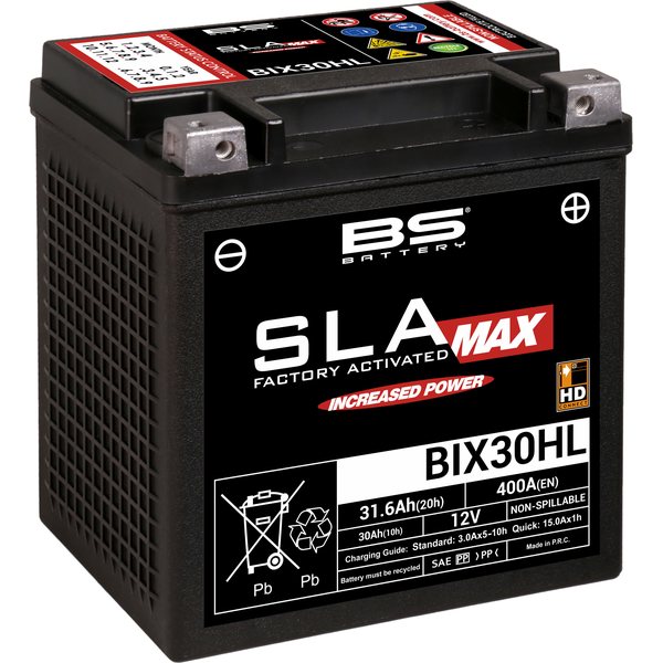BS Battery BIX30HL (FA) SLA MAX - Sealed & Activated