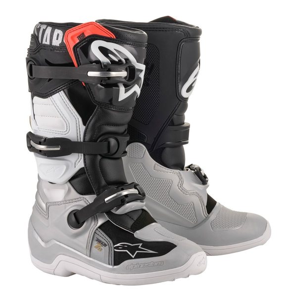 Alpinestars Saapas Tech 7s junior Musta/Hopea/Valk/Kulta 34 (2)