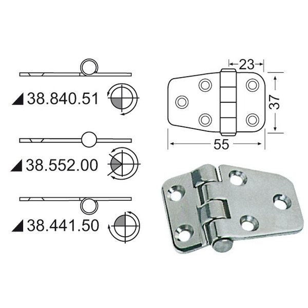 Osculati S.S Sarana 55x37 mm