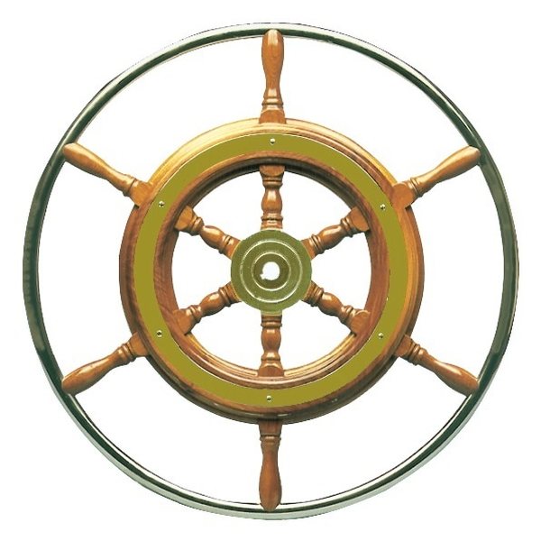 Osculati Steering wheel w/SS ring 52 cm