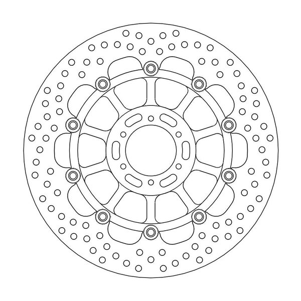 Moto-Master Halo front disc Honda: CBR1100XX Blackbird, X Eleven 1100