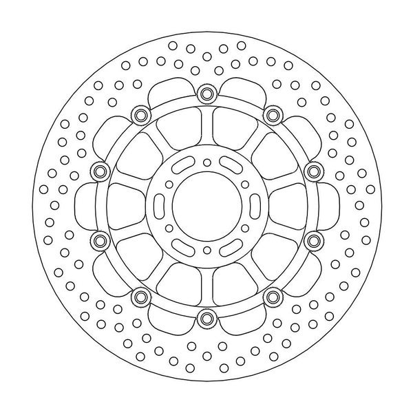 Moto-Master Halo front disc Honda: CBR1100XX Blackbird, X Eleven 1100