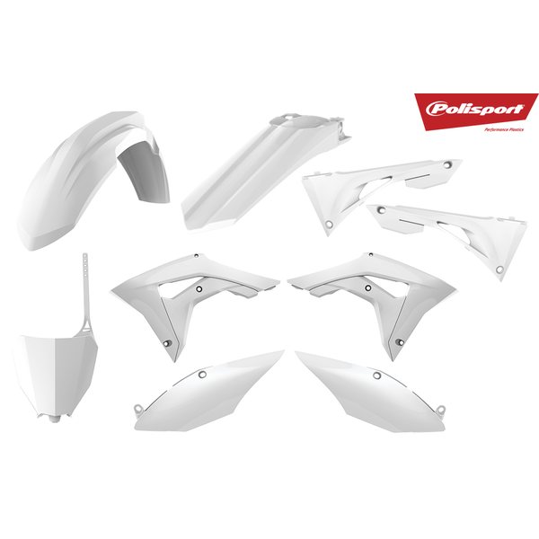 Polisport plastic kit CRF250 18-/CRF450 17- white