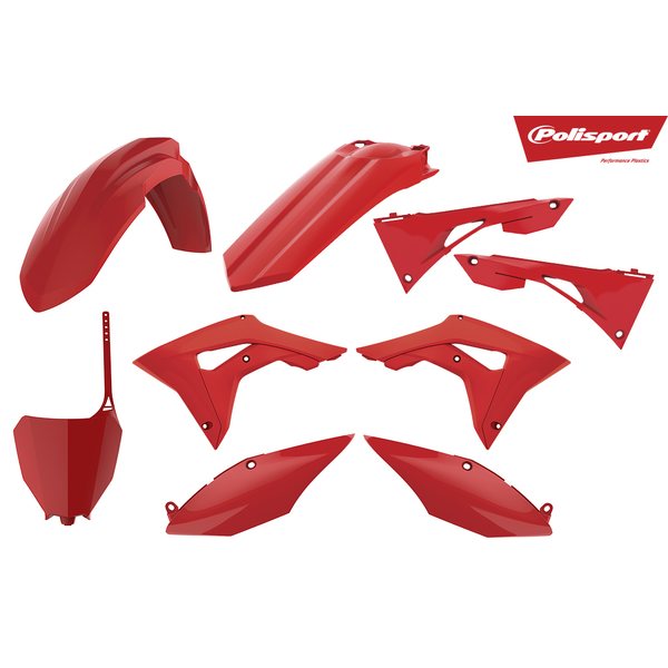 Polisport plastic kit CRF450 17- Punainen