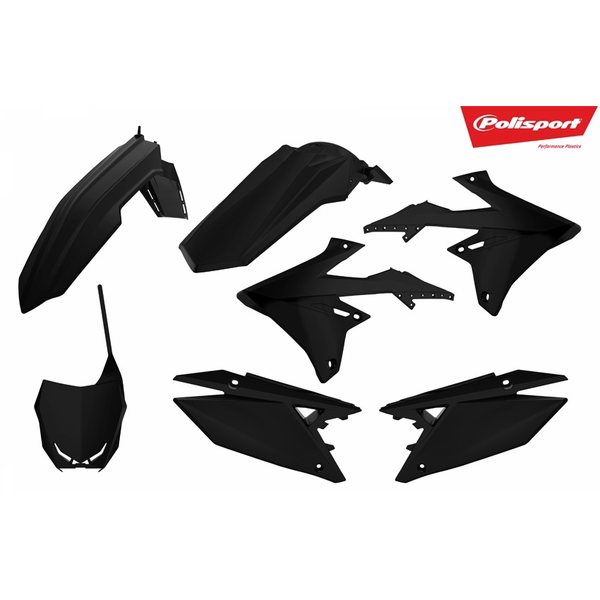 Polisport kit Suzuki RMZ450(18->) RMZ250(19->) black