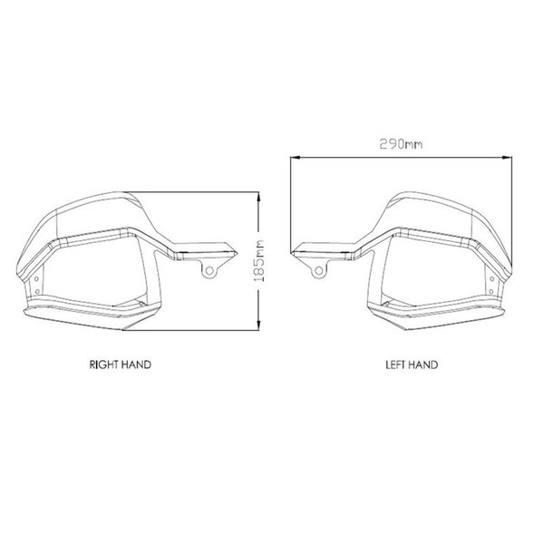 Puig Hand Guards Honda X-Adv C/Clear