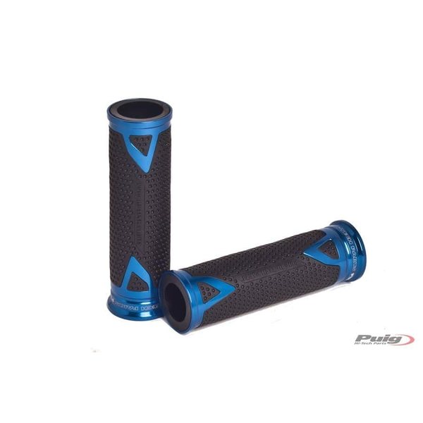 Puig Grips By Pair Puig Hi-Tech Radical Alu C/Blue