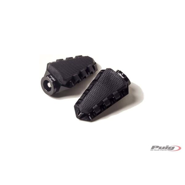 Puig Footrests Hi-Tech Trail Right/Left C/Black