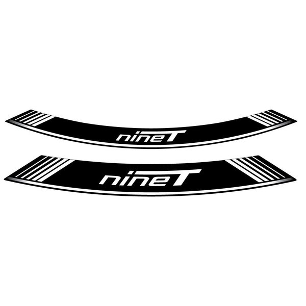 Puig Kit 8 Rim Strips R Nine T C/White
