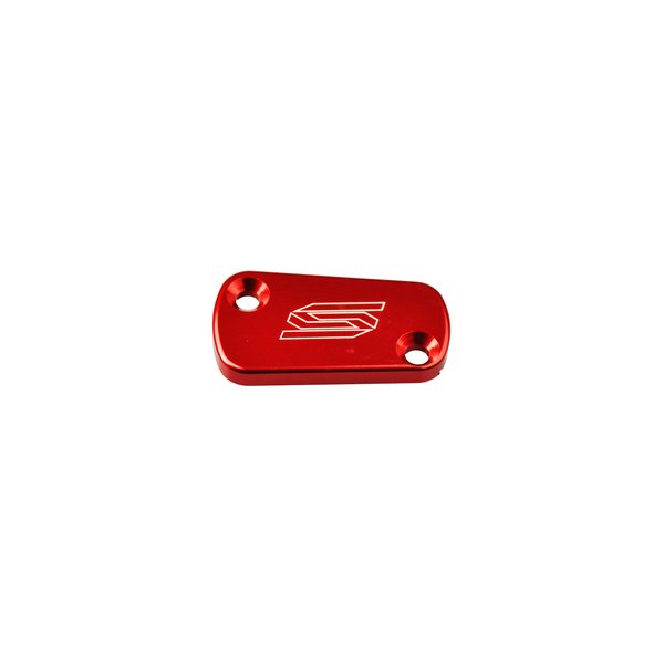 Scar Rear Brake Reservoir Cover - Kawasaki/Suzuki Red color