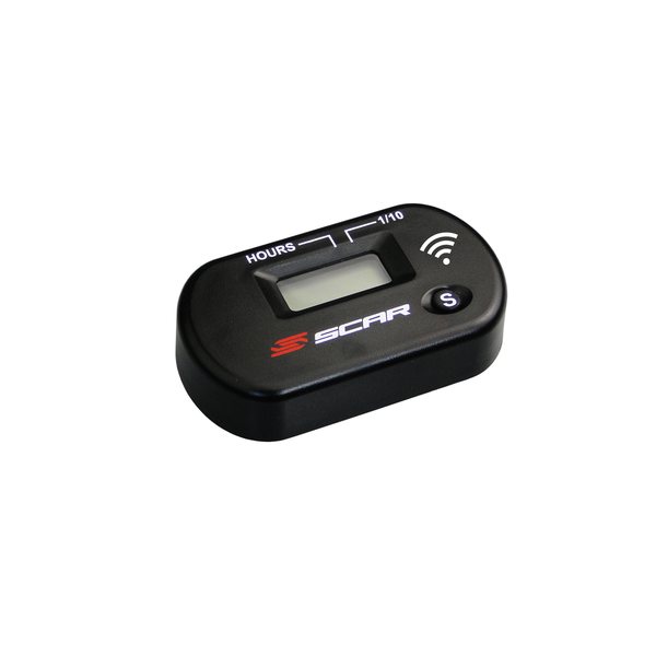 Scar Wireless Hour Meter working by vibrations - Black color